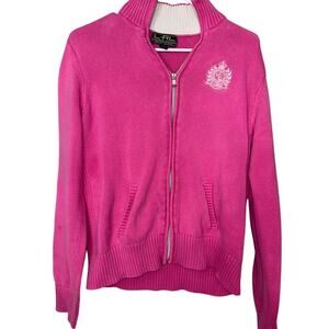 Pink lauren ralph lauren zip
